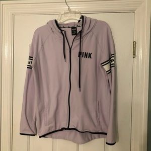 Pink vs full zip hoodie size L lavender